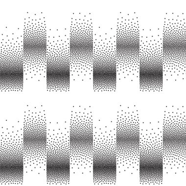 Kesintisiz geometrik vektör desen yarı ton etkisinin çizgili.