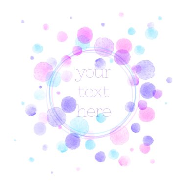 sanatsal zemin daire şeklinde fırça darbeleri ile sulu boya bak arka plan ile renkli lekeler boyalı.