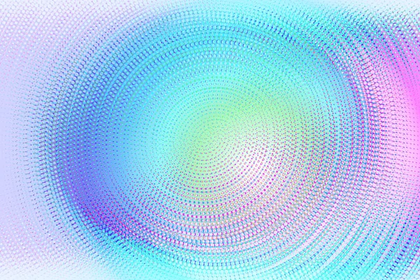 Farbenfroher Hintergrund. Hologramm gepunktete Textur. Vektor Wirbel Hintergrund futuristische Regenbogenfarbe. — Stockvektor