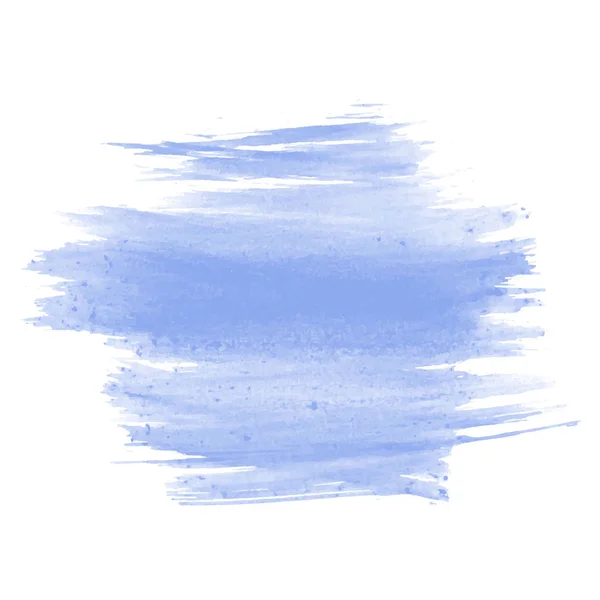 Vektor handgezeichneten Aquarell Pinsel Fleck. Bunt bemalter Strich. Aquarell gebürsteter Hintergrund. — Stockvektor