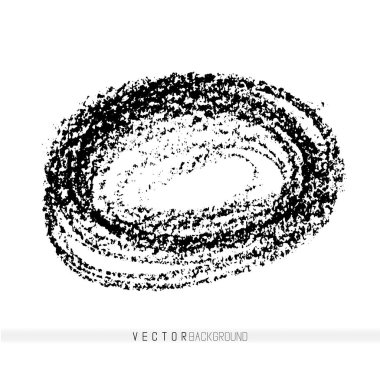 Vektör balmumu mum boya elle çizilmiş vuruş tasarım öğeleri olarak. El dokulu arka plan çekilmiş. Zemin için daire şeklinde mum boya konturları.