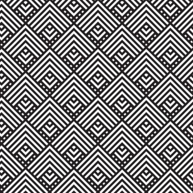 Kesintisiz geometrik desen. Geometrik basit Yazdır. Vektör Yinelenen doku üçgen ile.
