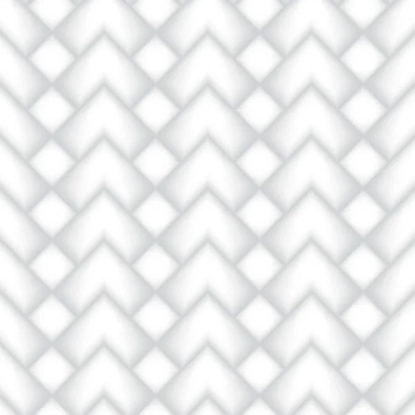 Vector seamless pattern. Repeatable design with geometric shapes. Minimalistic background with triangles and zigzag motif with volume effect. Monochrome backdrop. — Stock Vector