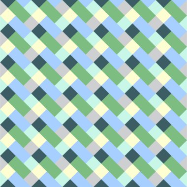 Vektör desen geometrik şekillerle rhombus. Zikzak motifi ile sorunsuz arka plan. Çok renkli resimde. Renkli yinelenebilir doku.