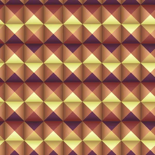 Modello vettoriale con forme geometriche, rombo. Sfondo senza cuciture con motivo a zigzag. Illustrazione multicolore. Texture ripetibile colorata . — Vettoriale Stock