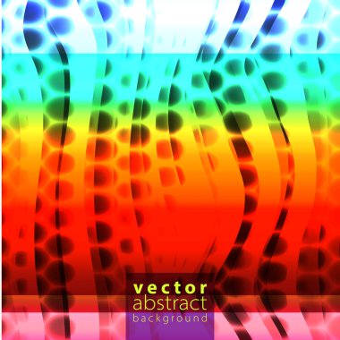 Vektör çizim parlak renk soyut desen arka plan dinamik kapak tasarımı için yarı ton motifi. Kırmızı, mor, pembe, sarı renk poster şablonu tasarlamak. Zemin ışık parlayan ile