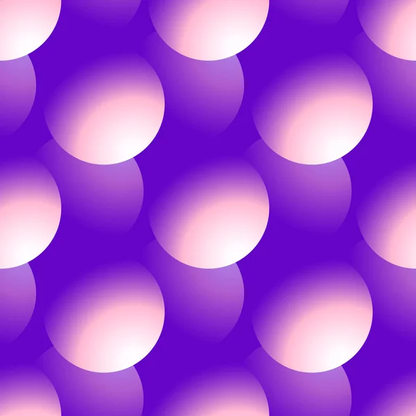 Fondo holográfico inconsútil del vector. Formas de esfera degradada. Patrón repetible de flujo de colores con colores vivos de neón y efecto fluido . — Vector de stock