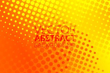 Arka plan renkli Noktalı Gradyan vektörü. Soyut artalanları renkli yarı ton elemanları ile. Geomeric retro arka plan.