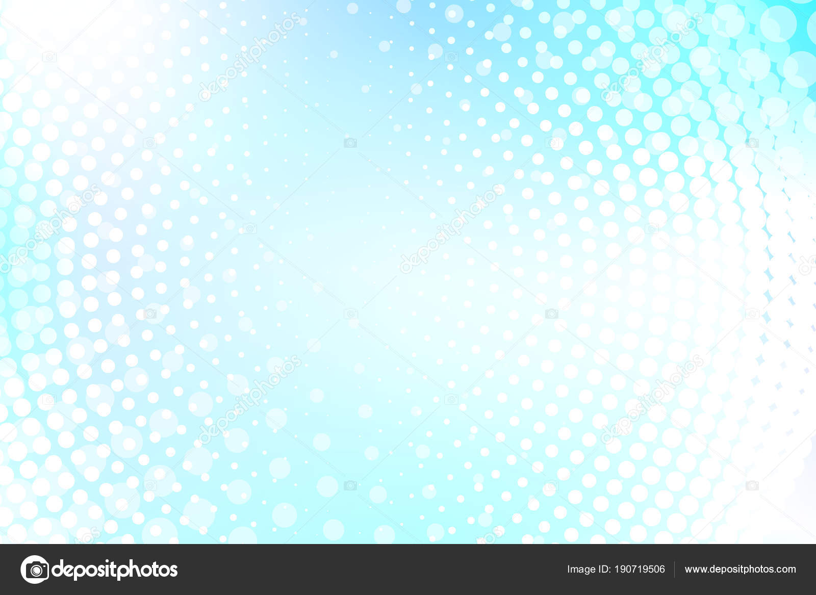Abstract halftone dotted light blue color texture. Vector background.  Modern backdrop for posters, sites, business cards, postcards, interior and  cover design. Stock Vector Image by ©ozzichka #190719506