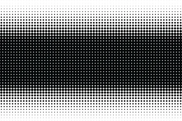 Abstract halftone dotted monochrome texture. Vector background. Modern simple backdrop for posters, sites, business cards, postcards, interior and cover design. Stippled black and white backdrop. — Stock Vector