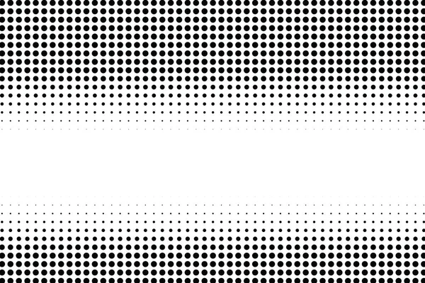 Abstrakte halbtongepunktete monochrome Textur. Vektorhintergrund. moderne, einfache Kulisse für Poster, Websites, Visitenkarten, Postkarten, Interieur und Cover-Design. gepunkteter schwarz-weißer Hintergrund. — Stockvektor