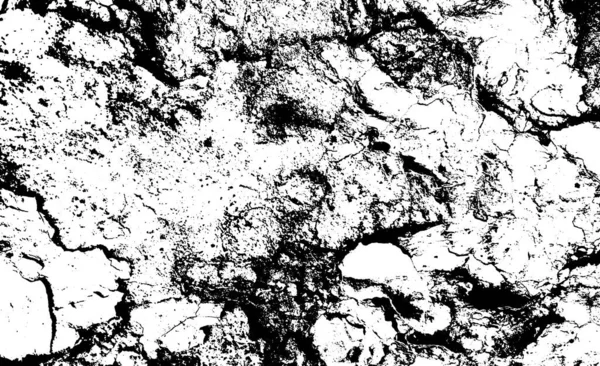 Textura de sobreposição angustiada de superfície áspera, concreto rachado, pedra e asfalto. Fundo de grunge. Um recurso gráfico de cor. — Vetor de Stock