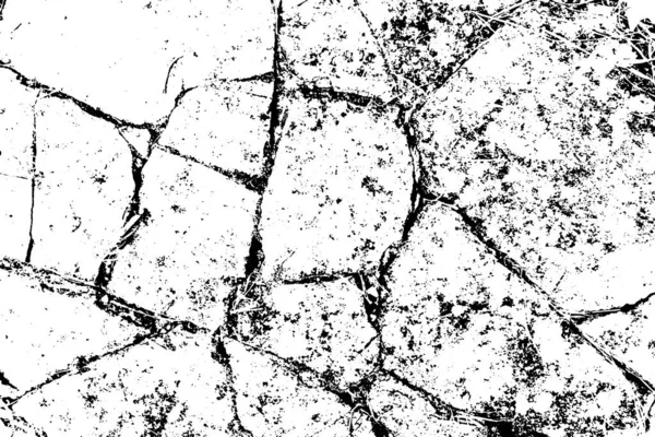 Сжатая текстура накладывается на грубую поверхность, сухую почву, треснувшую землю. Гранж фок. Один цветной графический ресурс . — стоковый вектор
