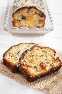 Taze pişmiş meyveli üzerinde panoları