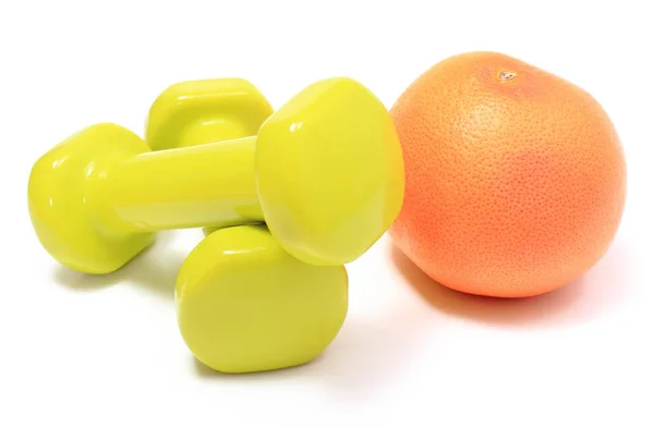 Sombrillas para usar en fitness y fruta fresca —  Fotos de Stock