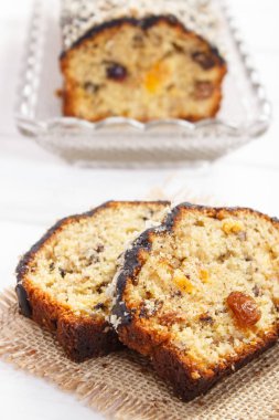 Taze pişmiş meyveli üzerinde panoları