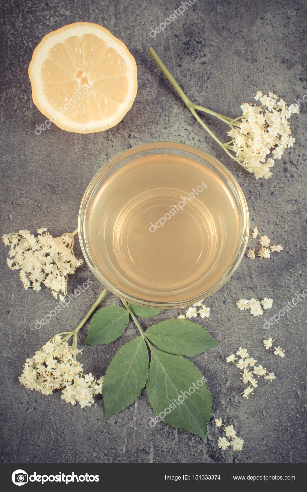 Photo Vintage Jus De Fruits Frais En Bonne Santé Fleurs De