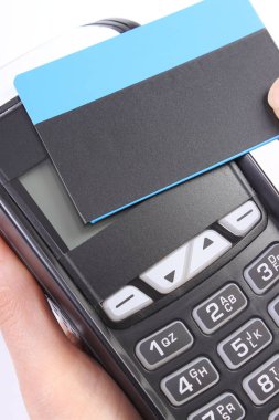 Ödeme terminal temassız kredi kartı ile ekonomi kavramı ile