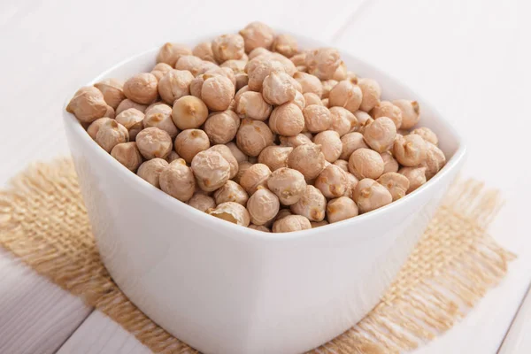 Chickpeas containing zinc and dietary fiber — Stock Photo, Image