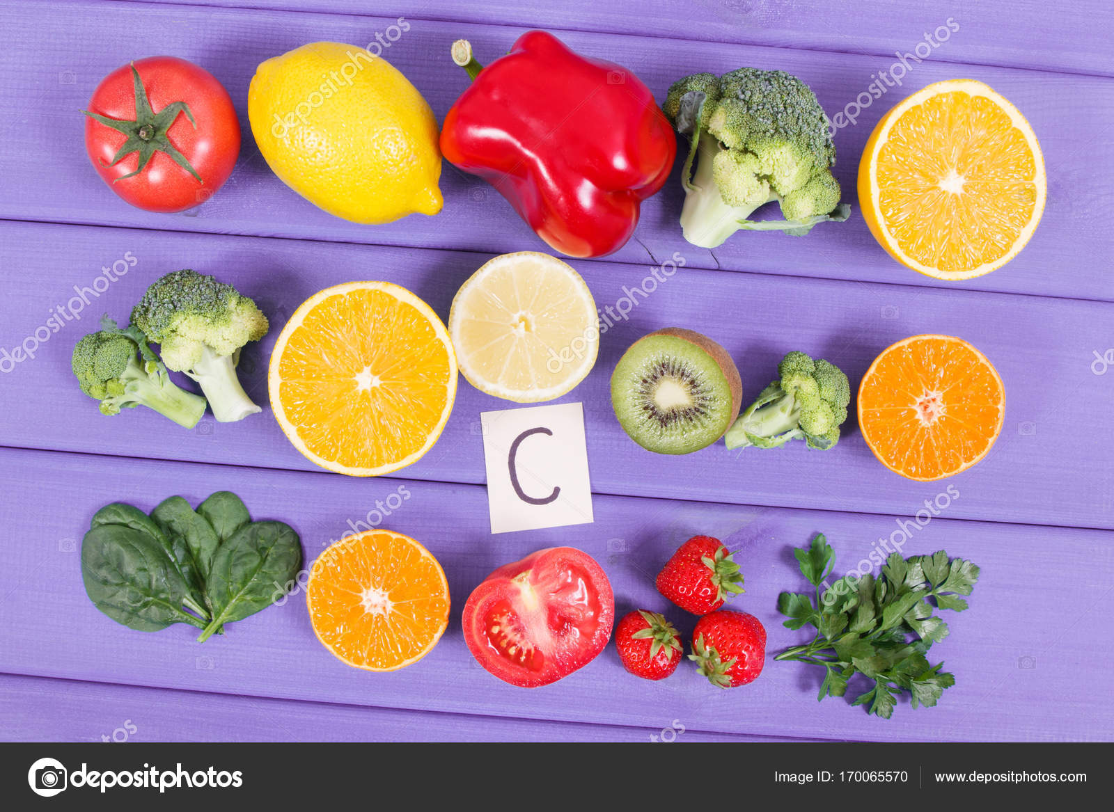vegetales con vitamina c