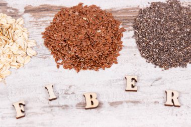 Malzemeler kaynak doğal vitaminler ve diyet lifi, sağlıklı beslenme kavramı olarak