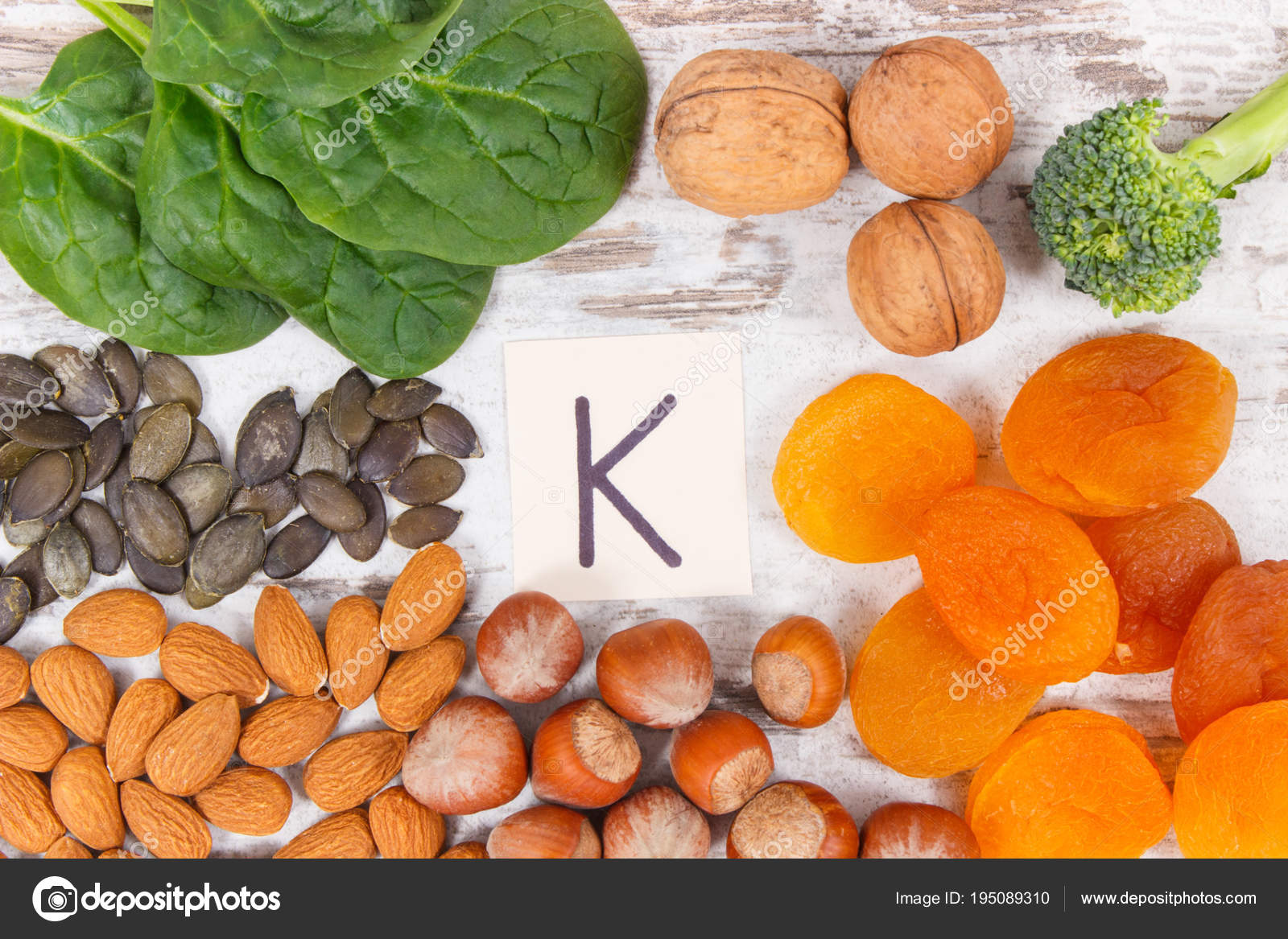 No vitamina verduras que k contienen