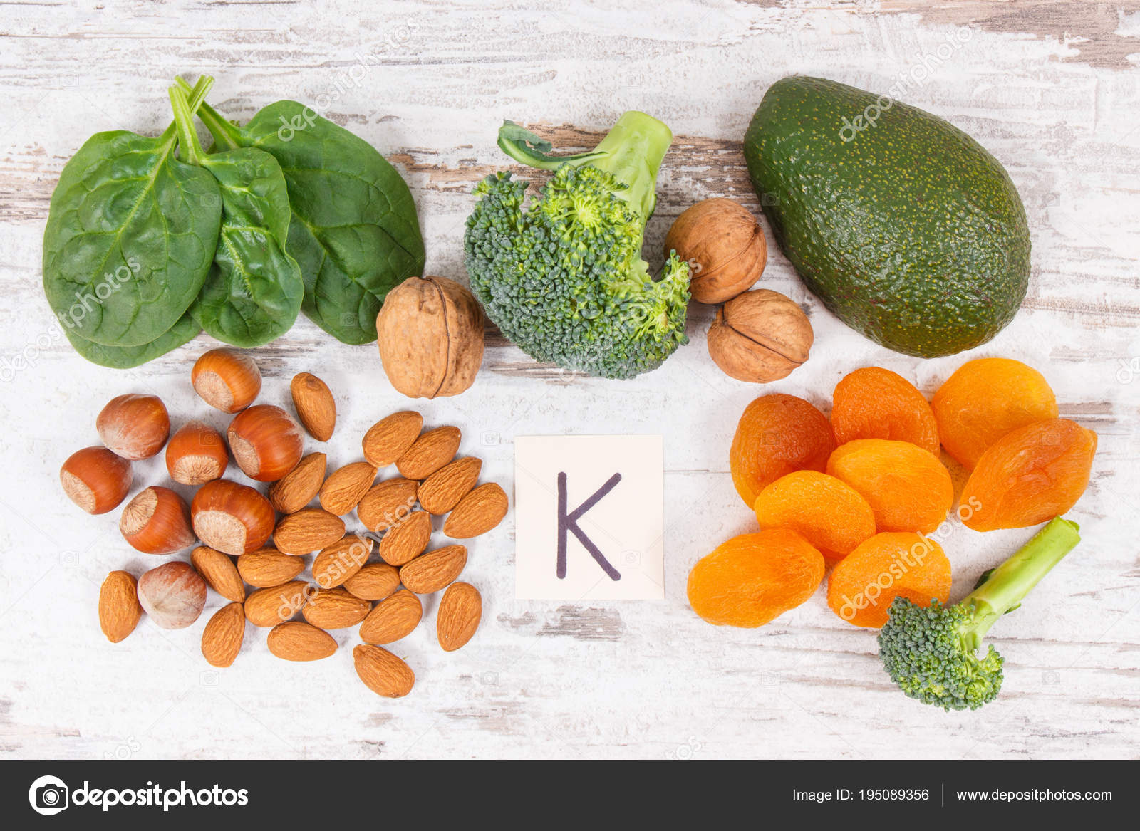 No vitamina verduras que k contienen