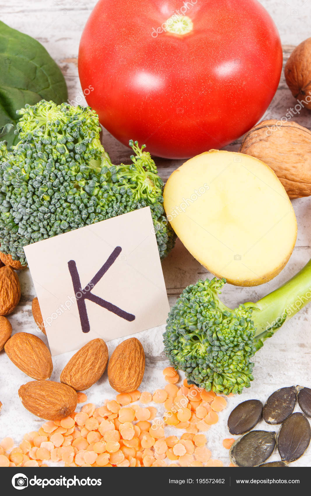 Que verduras y frutas contienen vitamina k