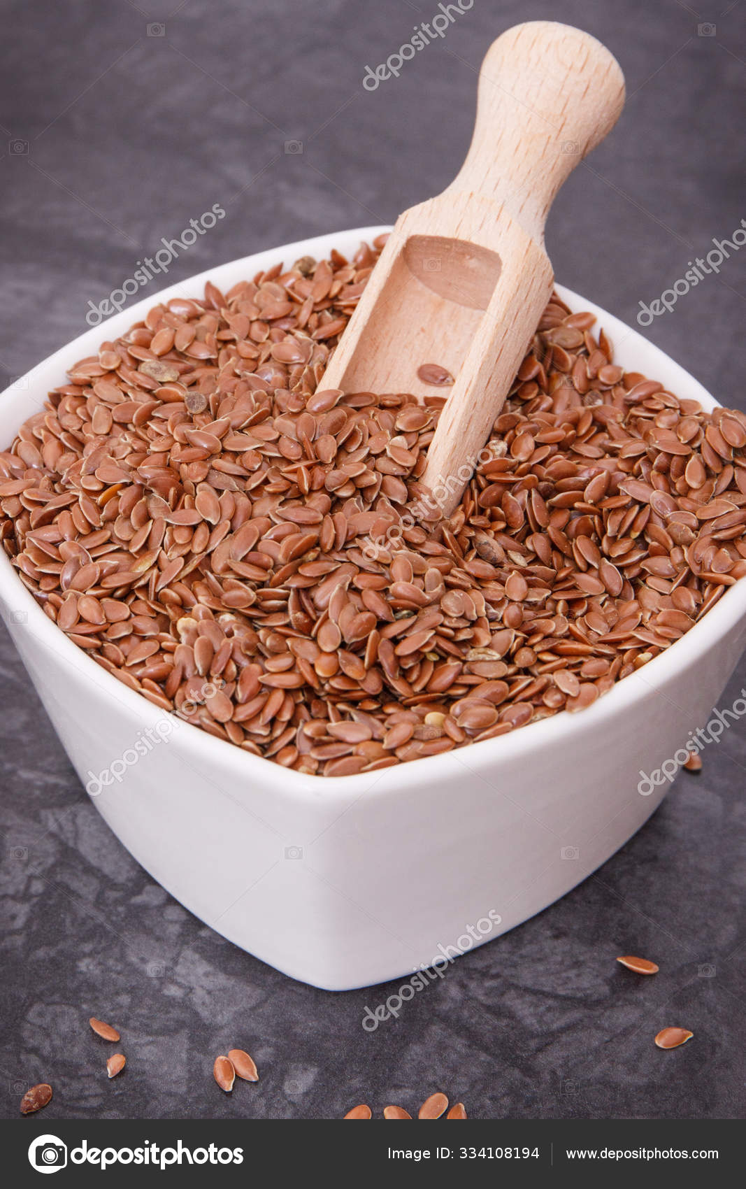 Flaxseed as source vitamins, minerals, dietary fiber and acids omega