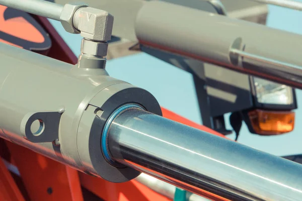 Piston Hidrolik Pnömatik Makinelerin Çalıştırıcısı Mühendislik Teknoloji Kavramı — Stok fotoğraf