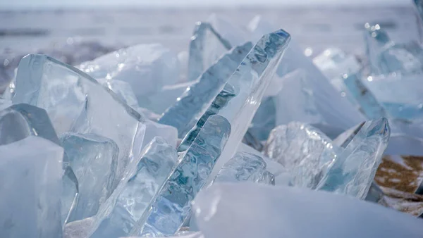 Hielo Del Lago Baikal —  Fotos de Stock