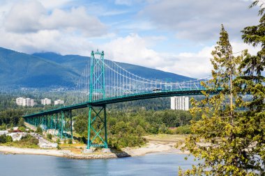 Stanley Parkı Vancouver Lions Gate Köprüsü