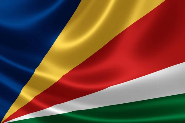 Drapeau des Seychelles — Photo