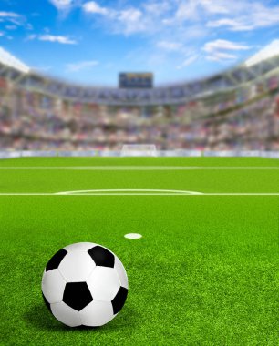 Futbol Arena ile topu alan ve kopya alanı