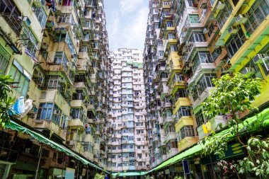 Hong Kong kalabalık konut