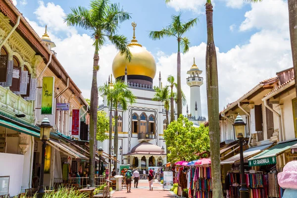 Historische Sultan-Moschee Masjid in Singapore — Stockfoto