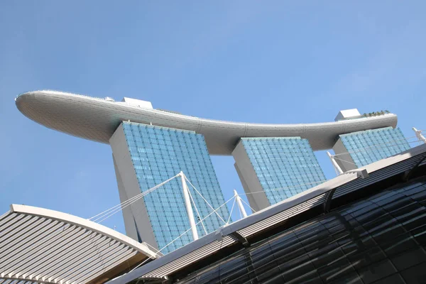 Único Marina Bay Sands Resort Rooftop — Foto de Stock