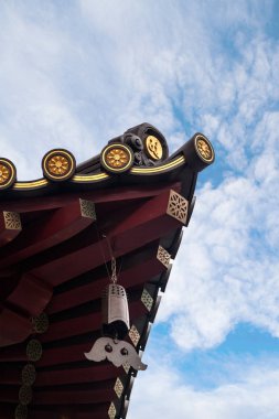 Soyut Tapınağı çatı mimarisi, Singapur Chinatown
