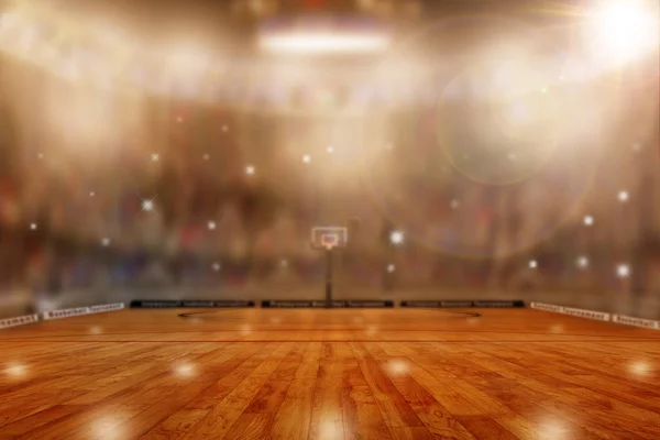 Basketball Arena z miejsca kopii — Zdjęcie stockowe