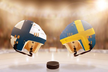 Finlandiya ve İsveç arasında ünlü buz hokeyi rekabet