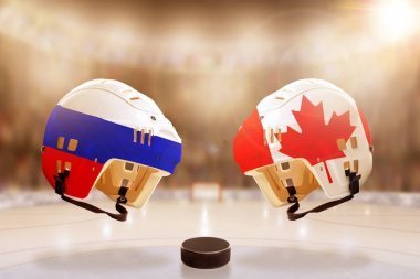 Rusya ve Kanada arasında ünlü buz hokeyi rekabet