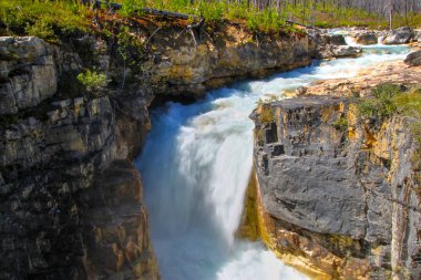 Mermer Kanyon şelale Kootenay, Canada