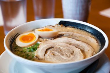 Char Siu Domuz Ramen noodle Japonca mangalda