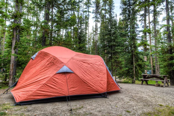 Campeggio Estivo nel Parco Nazionale Banff — Foto Stock