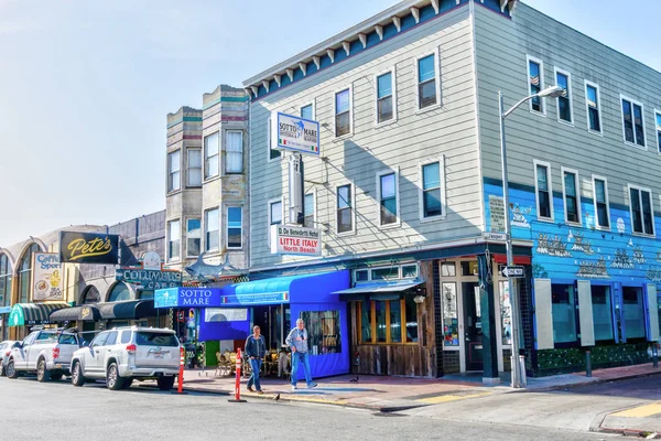 Pequena Itália em North Beach, San Francisco — Fotografia de Stock