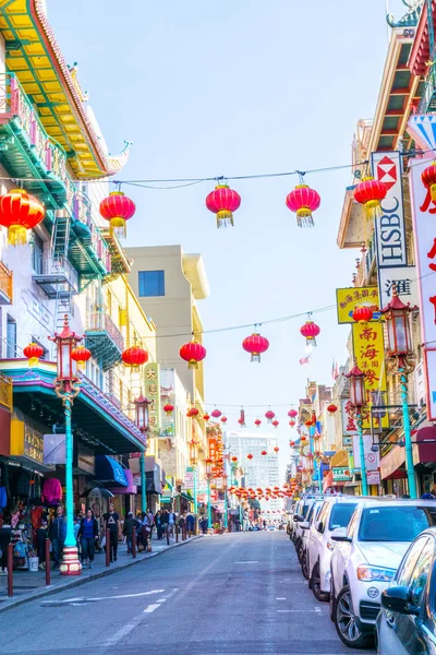 Landmark Chinatown na Grant Avenue em São Francisco — Fotografia de Stock