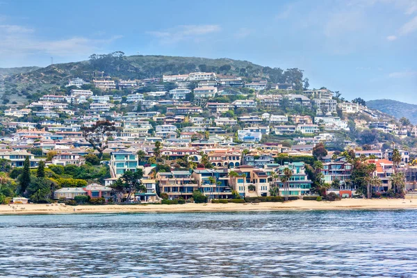 Südkalifornien Küsten Häuser am Meer in der Nähe von Newport Beach — Stockfoto