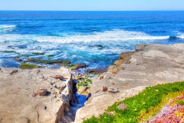 La Jolla Beach San Diego California dalgaları