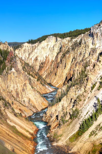 Grand Canyon of Yellowstone National Park in Wyoming, USA — Stock Photo, Image