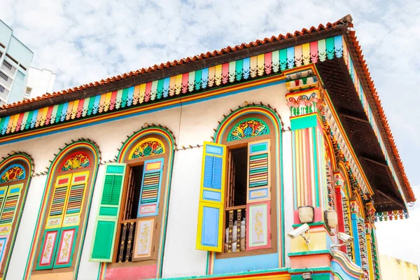 Buntes Haus Von Tan Teng Niah Little India Diese Letzte — Stockfoto